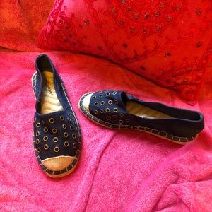 Comfortview denim slip-on